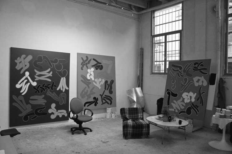Pierre Dunoyer's studio. Photo: Louis David Najar.