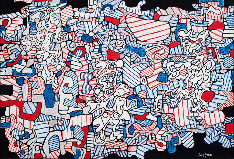 Jean Dubuffet. Skedaddle (L’Escampette), 31 October 1964. Stedelijk Museum Amsterdam. © ADAGP, Paris and DACS, London. Courtesy Stedelijk Museum Amsterdam