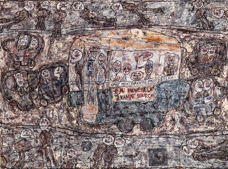 Jean Dubuffet. Paris-Montparnasse, 5–21 March 1961. Private Collection. Courtesy Gray, Chicago/New York. © 2021 ADAGP, Paris/DACS, London. Courtesy Private Collection