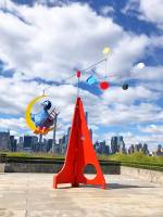 Alex Da Corte: As Long as the Sun Lasts, installation view, Iris and B Gerald Cantor Roof Garden, Metropolitan Museum of Art, 2021. Photo: Lilly Wei.