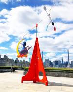 Alex Da Corte: As Long as the Sun Lasts, installation view, Iris and B Gerald Cantor Roof Garden, Metropolitan Museum of Art, 2021. Photo: Lilly Wei.