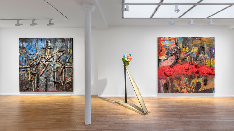 Jim Dine: A Day Longer, installation view, Galerie Templon, Paris. Photo: Nicolas Brasseur.