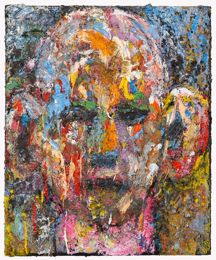 Jim Dine. Me #1, 2020. Oil on linen, 65 x 54 cm (25.5 x 21. 25 in). Image © Courtesy Templon, Paris – Brussels.