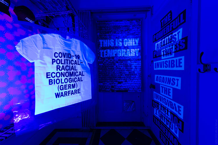 Aida Wilde, installation view, disCONNECT, Schoeni Projects London, 2020. Photo: Ian Cox.
