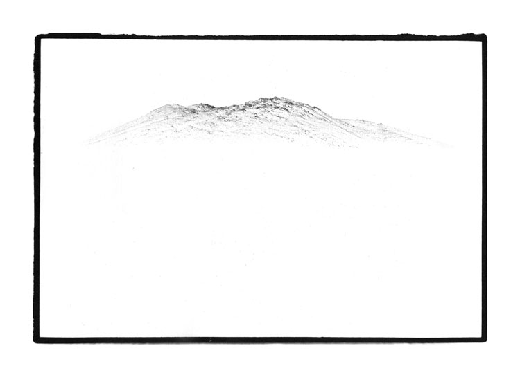 Toby Deveson, Dyngjufjöll Mountains, Iceland, August 2015. Taken with a Nikkormat using a 24mm lens and Kodak T-Max 400 film. Printed on Foma 532 fibre-based paper.