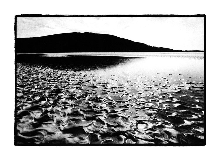 Toby Deveson, Isle of Harris, Outer Hebrides, Scotland, July 2015. Silver Gelatin print. Taken with a Nikkormat using a 24mm lens and Kodak T-Max 400 film. Printed on Foma 532 fibre-based paper.