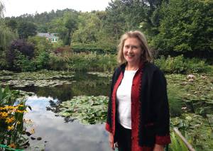 Ann Dumas in Giverny.