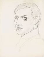 Pablo Picasso, Self-portrait, 1918. Pencil and charcoal on wove paper, 64.2 x 49.4 cm. Musée national Picasso-Paris. Pablo Picasso gift in lieu, 1979. MP794. Photo © RMN-Grand Palais (Musée national Picasso-Paris) / Mathieu Rabeau. © Succession Picasso/DACS 2019.