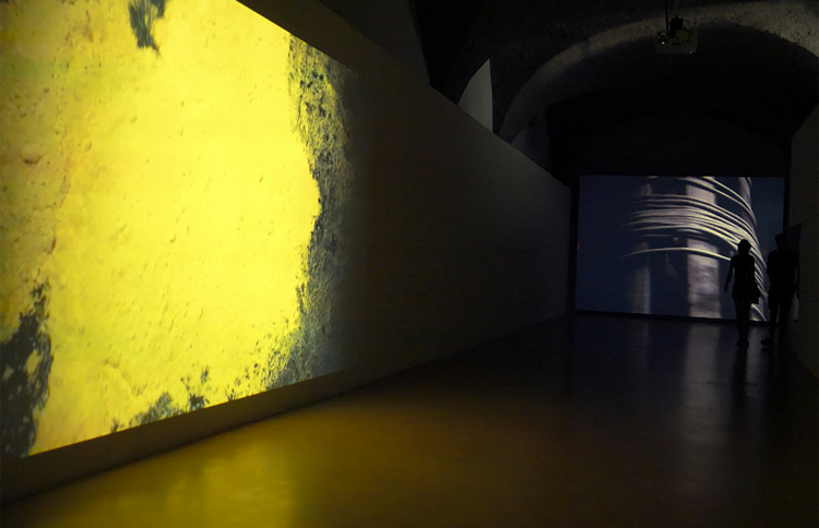 Stephen Dean, Vortex, 2008, installation view, Frac Corsica, 2019.
