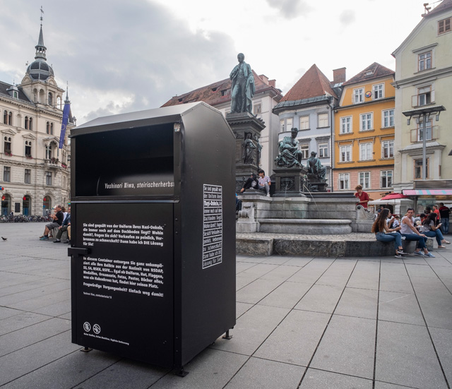 Yoshinori Niwa, Withdrawing Adolf Hitler from a Private Space, 2018. Photo: Mathias Völzke.