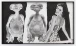 Karl Haendel, E.T./E.T./Elizabeth Taylor, 2018. Pencil on paper, 52 1/2 x 87 3/4 in. Courtesy the artist and Mitchell-Innes & Nash, NY.