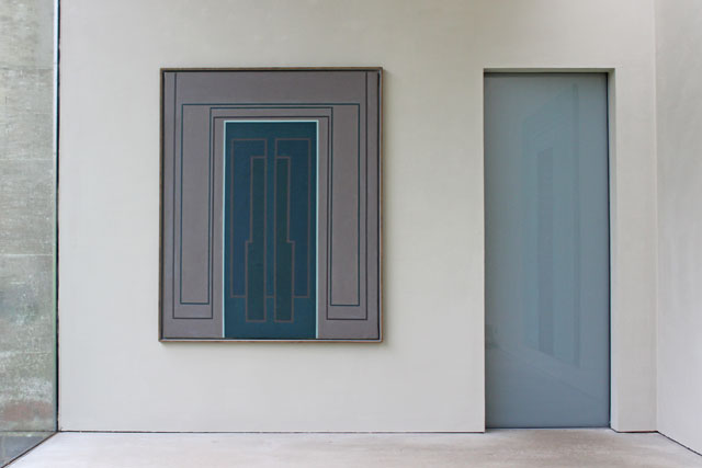 Robyn Denny: Paintings from the 1960s, installation view. Copyright the artist, courtesy the New Art Centre, Roche Court Sculpture Park.