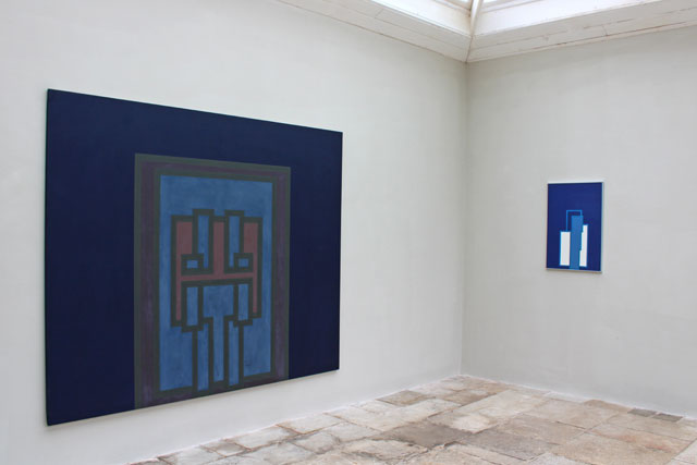 Robyn Denny: Paintings from the 1960s, installation view. Copyright the artist, courtesy the New Art Centre, Roche Court Sculpture Park.