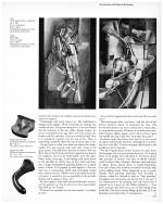 An interview with Marcel Duchamp by Dore Ashton. First published in Studio International, Vol 171, No 878, June 1966, page 247. © Studio International Foundation. Left: Nude descending a staircase, no. 1, 1911. Oil on cardboard, 37 3/4 x 23 1/2 in. Philadelphia Museum of Art (Arensberg Collection); Right: Bride, 1912. Oil on canvas, 35 1/2 x 21 3/4 in. Philadelphia Museum of Art (Arensberg Collection); Female fig leaf, 1951. Sculpture (galvanized plaster) 4 3/4 x 3 1/4 in. The Mary Sisler Collection; Object-dart, 1951. Sculpture (galvanized plaster), 3+ x 8 x 1 in. The Mary Sisler Collection.