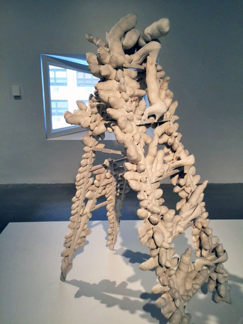 Yayoi Kusama. Ladder, 1963. Installation view. Photograph: Jill Spalding.