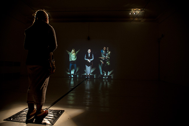 Alexandra Dementieva. Mirror’s Memory, 2003. Installation at MMoMA, Moscow, Russia. Photograph: Evgeny Gurko.