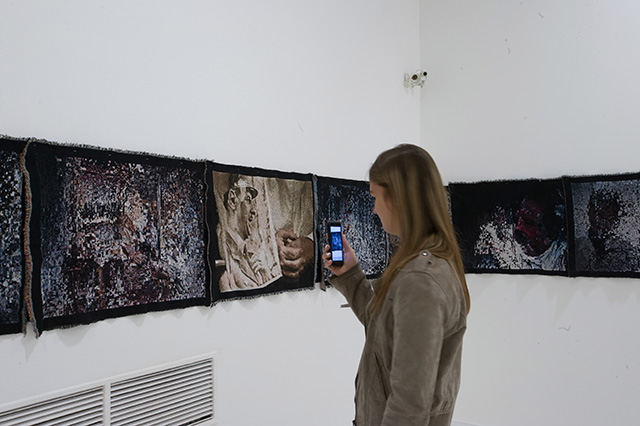 Alexandra Dementieva. Sleeper, 2015-2016. Installation at MMoMA, Moscow, Russia. Photograph: Evgeny Gurko.