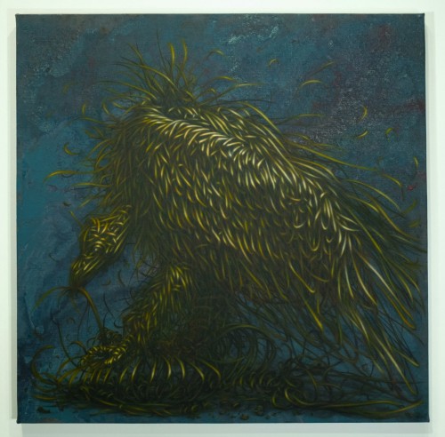 DALeast. XII. Acrylic on canvas, 31.5 x 31.5 in (80.01 x 80.01 cm). Courtesy of the artist and the Jonathan Levine Gallery.