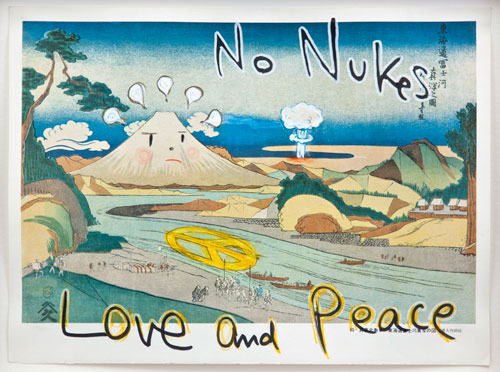 Yoshitomo Nara. No Nukes (in the floating world), 1999. Courtesy of Eileen Harris Norton.