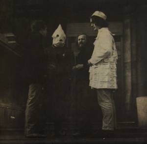 Felipe Ehrenberg. A Date with Fate at The Tate, 1970. From left to right: artists Stuart Brisley, Felipe Ehrenberg, gallerist Sigi Krauss and artist John Plant. Courtesy of the Artist and Baro Gallery, Sao Paulo. Photograph: Philippe Mora. Audio Recording 14 min 37 sec.