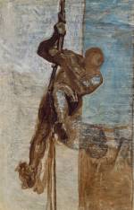 Honoré Daumier. Man on a Rope, c.1858. Oil on canvas, 110.5 x 72.4 cm. Museum of Fine Arts, Boston. Tompkins Collection - Arthur Gordon Tompkins Fund.