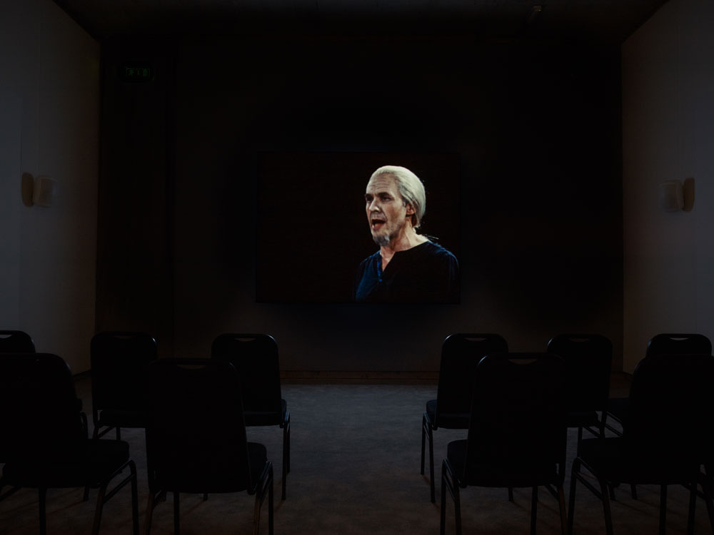 Tacita Dean. Event for a Stage, 2015. 16mm colour film, optical sound, 50 min. Courtesy Frith Street Gallery, London. Photograph: Stephen White.