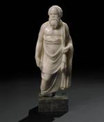Marble statuette of Socrates. A Hellenistic original of the 2nd century BC, or a Roman copy, Alexandria, Egypt. © The Trustees of the British Museum.