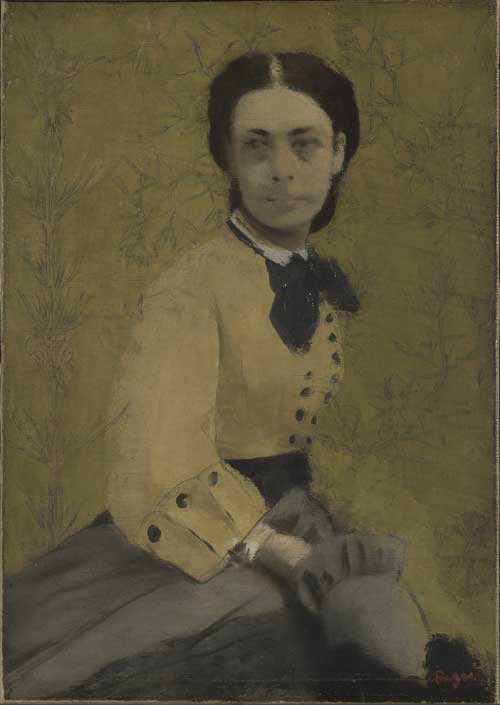 Degas, Hilaire-Germain-Edgar (1834-1917), Princess Pauline de Metternich, 
        about 1865 oil on canvas 40 x 28.8 cm. The National Gallery, London inv. 
        NG 3337 © The National Gallery, London