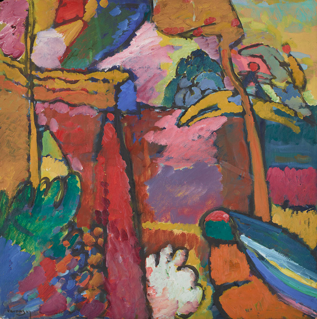 Vassily Kandinsky. Study for Improvisation V, 1910. Oil on pulp board, 70.2 x 69.9 cm. © The Minneapolis Institute of Art. Gift of Bruce B. Dayton.