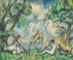 Paul Cézanne. The Battle of Love, c1880. Oil on canvas, 38.1 x 45.7 cm. National Gallery of Art, Washington, DC. Gift of the W. Averell Harriman Foundation in memory of Marie N. Harriman. Image courtesy of the Board of Trustees, National Gallery of Art, Washington, DC.