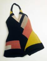 Bathing suit designed by Sonia Delaunay, France c1928. Knitted wool. Musée de la Mode de la Ville de Paris, Musée Galliera. © L & M Services B.V. The Hague 20100623.