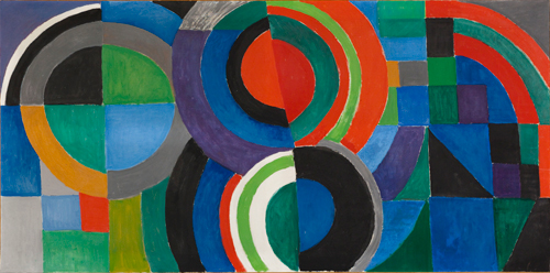 Sonia Delaunay. Rythme Couleur, 1964. © Pracusa 2013057. © Musée d'Art Moderne de la Ville de Paris/Roger-Viollet.