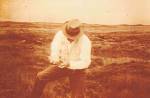 Joseph Beuys. On The Moor of Rannoch, Scotland, Summer 1970.