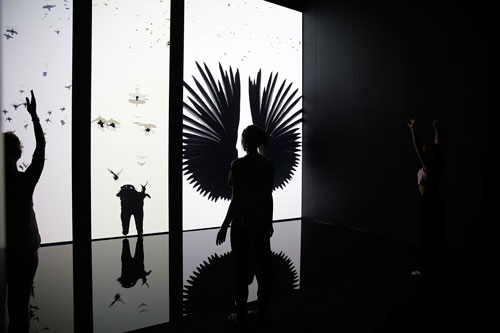 The Treachery of Sanctuary in the State of Play section, installation view, Barbican Centre. © Matthew G Lloyd/Getty Images #digitalrevolution.