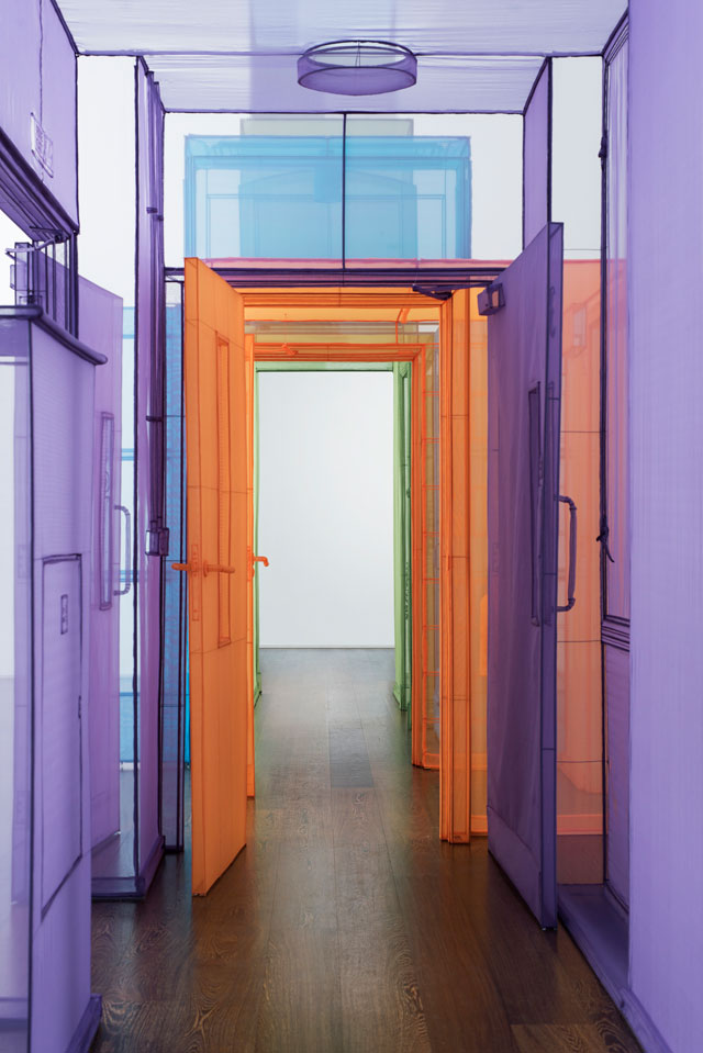 Do Ho Suh. Passage/s, installation view, 2017, Victoria Miro Gallery II, London. Courtesy the artist, Lehmann Maupin, New York and Hong Kong, and Victoria Miro, London. Photograph: Thierry Bal. © Do Ho Suh.