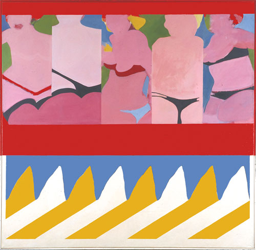 Antony Donaldson. Take 5, 1962. Oil paint and alkyd paint on canvas, 152.8 x 153.3 cm. Courtesy of the artist.