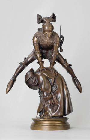 Gustave Doré. Joyeuseté, dit aussi À saute-mouton, vers 1881. Bronze, 36,5 x 27 x 17 cm. Paris, musée d’Orsay
© Musée d’Orsay, Dist.RMN-Grand Palais / Patrice Schmidt.