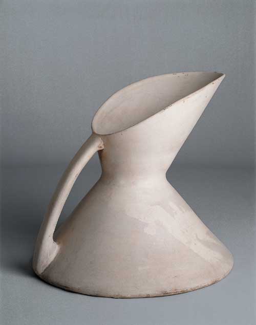 Pitcher designed by Christopher Dresser, circa 1880. Manufactured by 
        Linthorpe Art Pottery, Yorkshire, England. Earthenware David Bonsall, 
        Image Bank Ltd. © 2001 Michael Whiteway