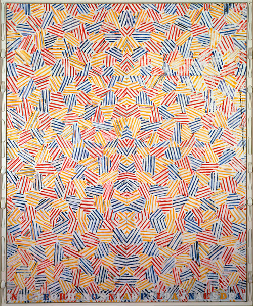 Jasper Johns. Dancers on a Plane, 1979. Collection of the artist. © Jasper Johns/VAGA, New York/DACS,
London 2013.