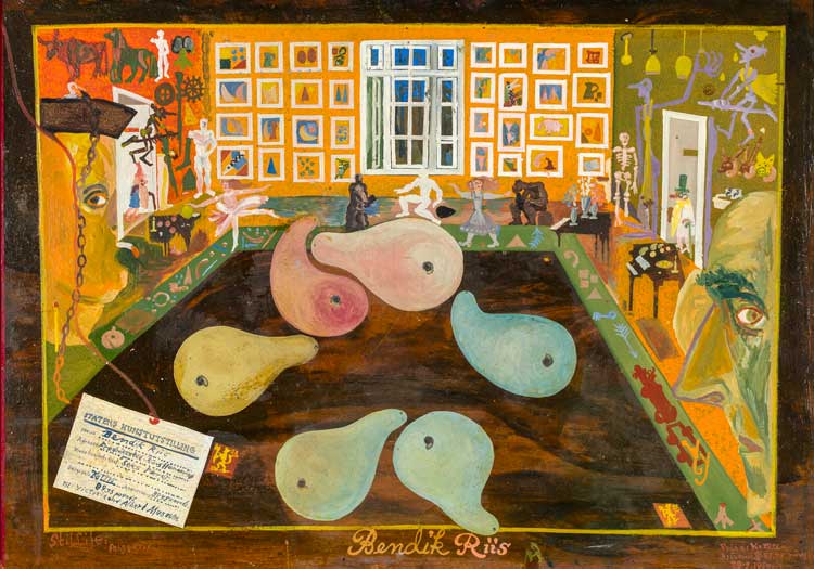 Bendik Riis, Six Pears, 1950. The Tangen Collection.