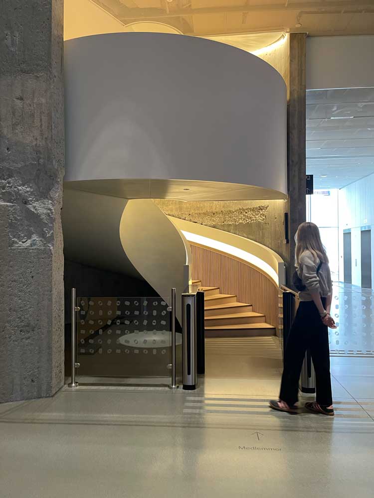 Kunstsilo, Kristiansand, Norway, interior. Photo: Veronica Simpson..