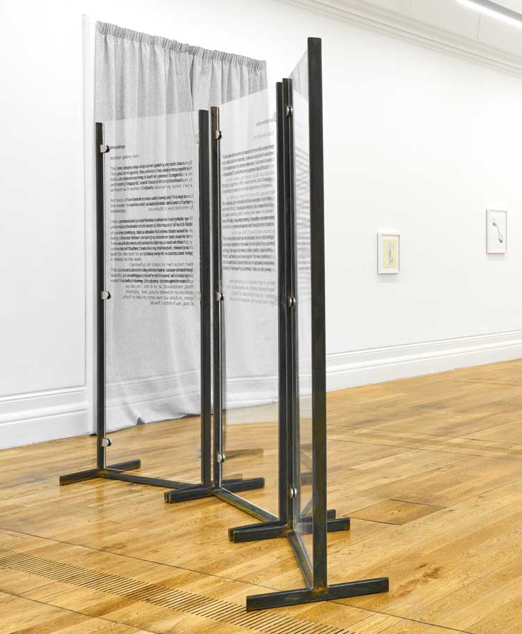 Paul Eastwood: Unreadings, installation view, Mostyn, Llandudno, 14 March – 20 June 2026. Photo: © Rob Battersby.