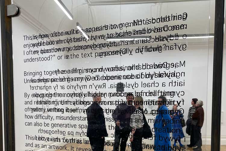 Paul Eastwood: Unreadings, installation view, Mostyn, Llandudno, 14 March – 20 June 2026. Photo: © Rob Battersby.