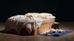 Tracey Emin, My Bed, 1998, installation view, Tracey Emin: A Second Life, Tate Modern. © Tracey Emin. All right reserved, DACS 2026. Photo © Tate (Jai Monaghan).