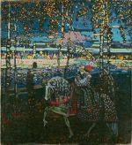 Wassily Kandinsky. Riding Couple, 1906-07. Lenbachhaus Munich, Donation of Gabriele Münter, 1957.