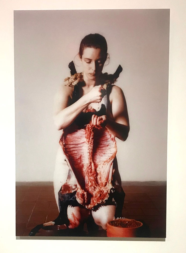 Tania Bruguera. El peso de la culpa (The Burden of Guilt), 1998/2008. Dye coupler print facemounted to acrylic. Collection of El Museo del Barrio, New York. Acquired through Proartista: Sustaining the Work of Living Contemporary Artists, a fund from the Jacques and Natasha Gelman Trust, 2008. Photo: Marie Pohl.
