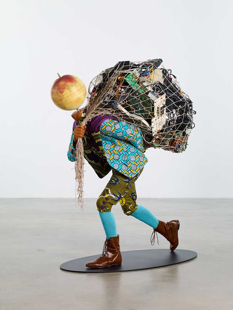 Yinka Shonibare, Earth Kid Boy II, 2022. © Yinka Shonibare CBE. All Rights Reserved, DACS 2022.