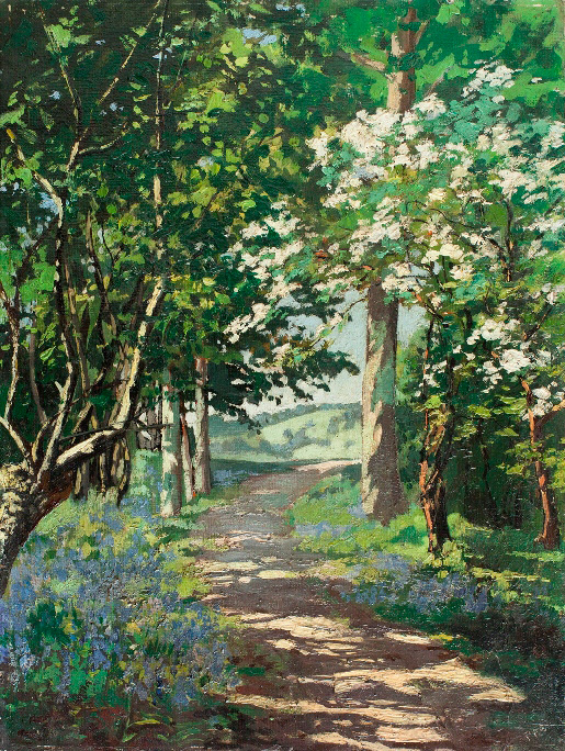 Phyllis Eyton, The Be-Loud Glade. Oil on board, 16 x 12 in. Photo: Juliet Rix.