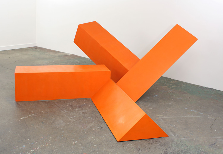 Garth Evans. Untitled No 38, 1967-68. Fibreglass, four units 183 x 61 x 61cm. Image courtesy the artist.