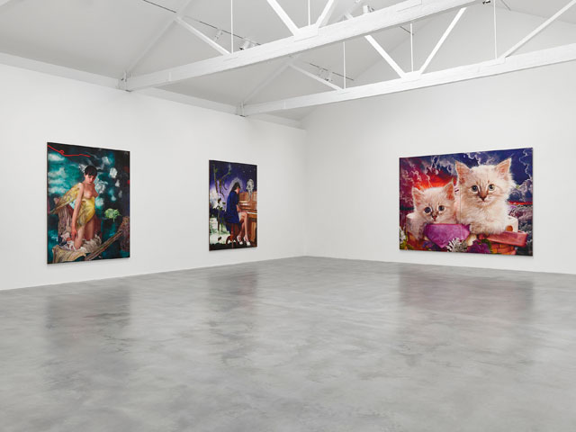 Martin Eder, Parasites at Newport Street Gallery, installation view. Photo by Prudence Cumming Associates.